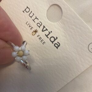 Puravida gemstone daisy ring size 7